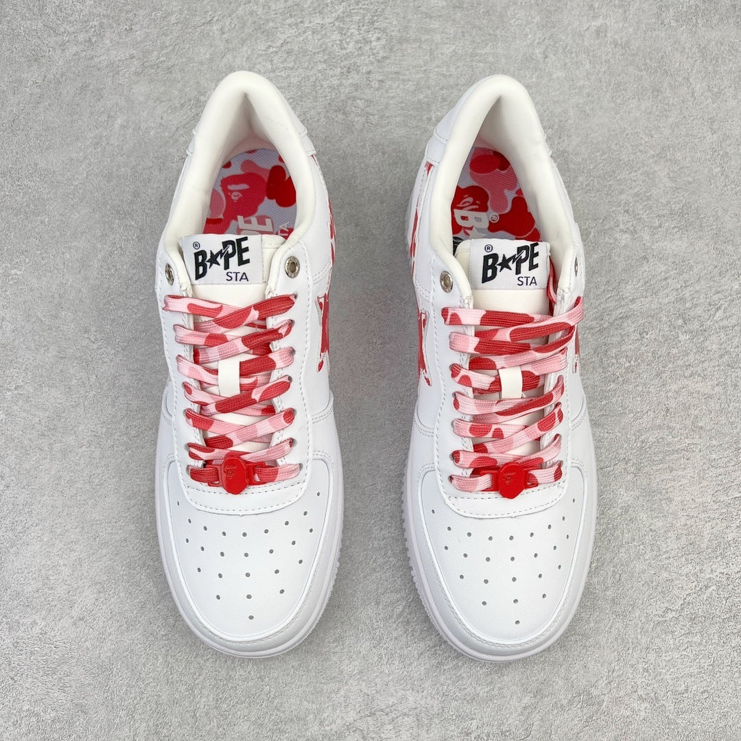 Bape Sta "White ABC Camo Pink"
