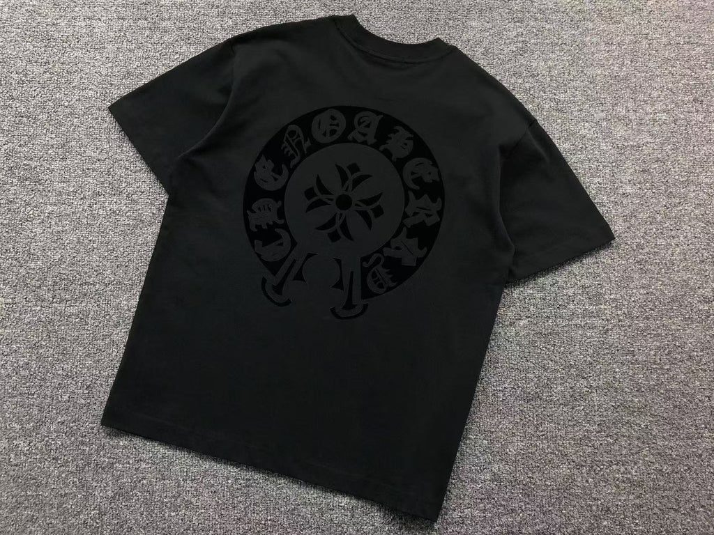 Camiseta Chrome Hearts Black Horse Shoes