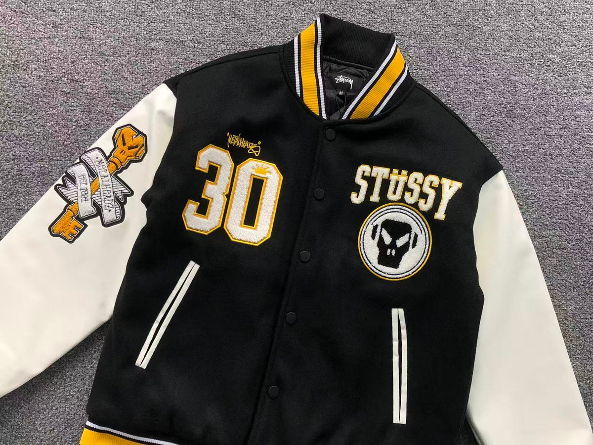 Jaqueta Stussy x Goldie Metalheadz 30 Varsity