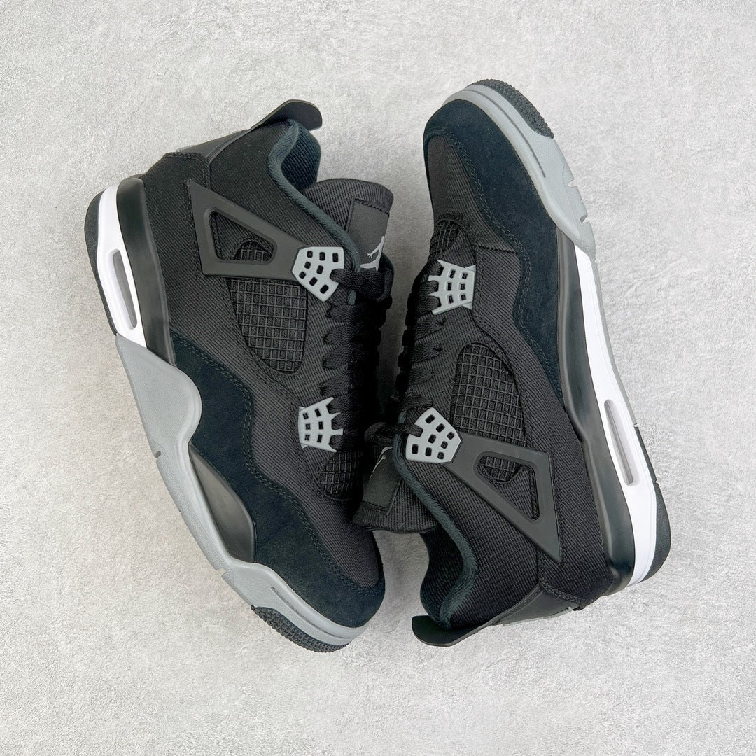 Jordan 4 "Black Canva"