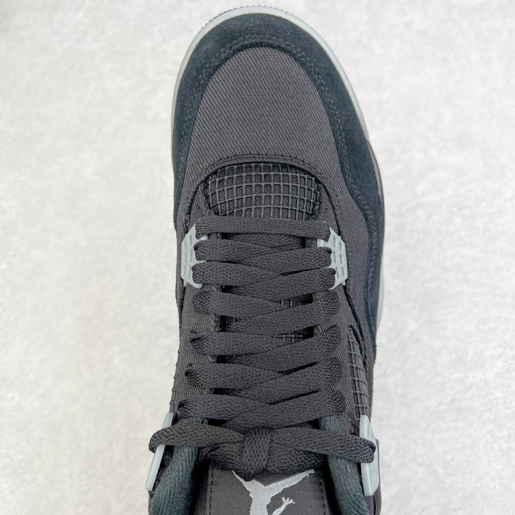 Jordan 4 "Black Canva"