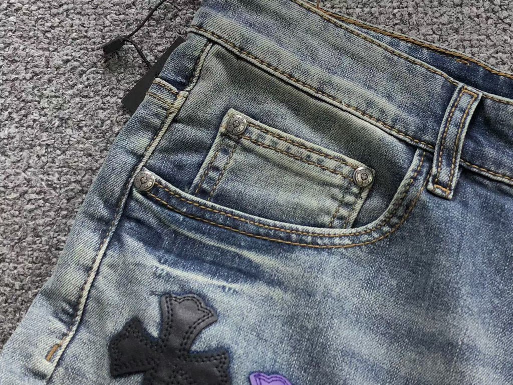 Calça Chrome Hearts Triple Cross