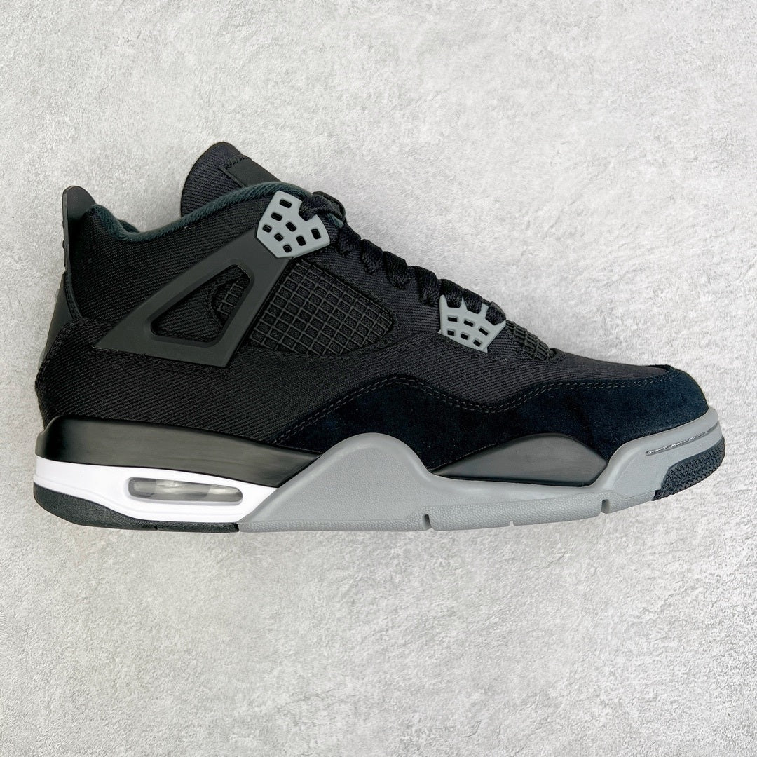 Jordan 4 "Black Canva"