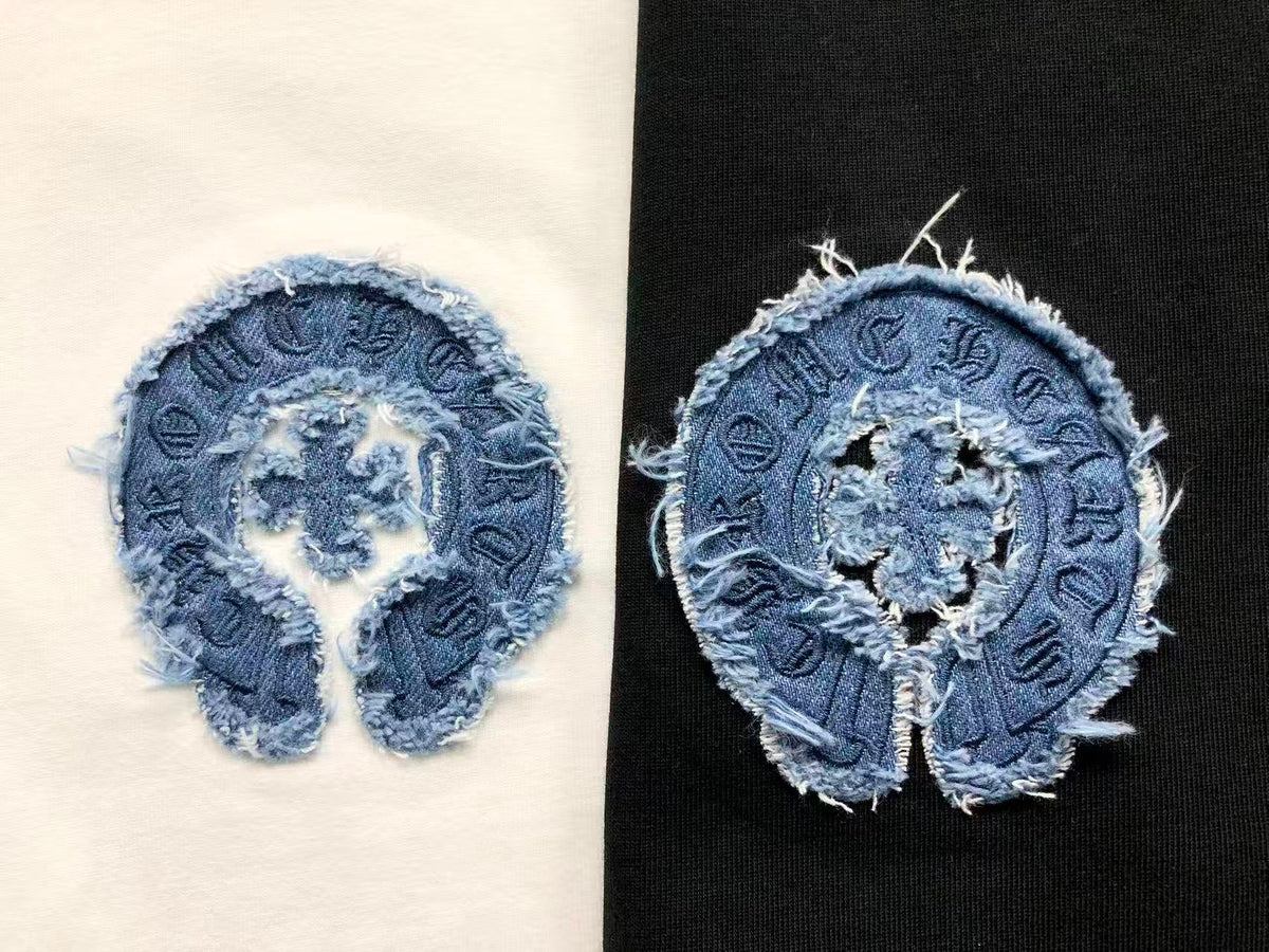Camiseta Chrome Hearts Horseshoe Denim