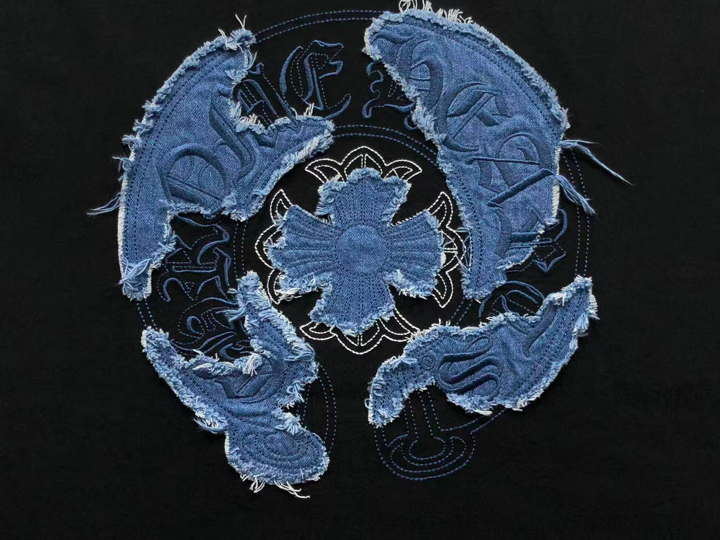 Camiseta Chrome Hearts Horseshoe Denim