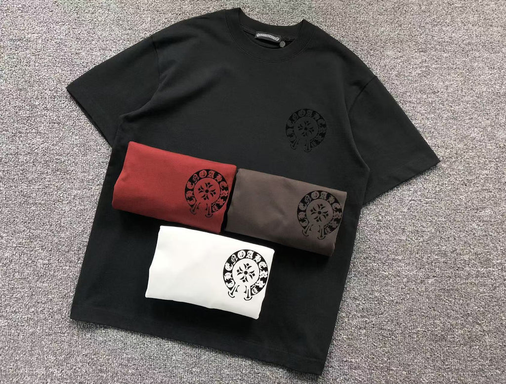 Camiseta Chrome Hearts Black Horse Shoes