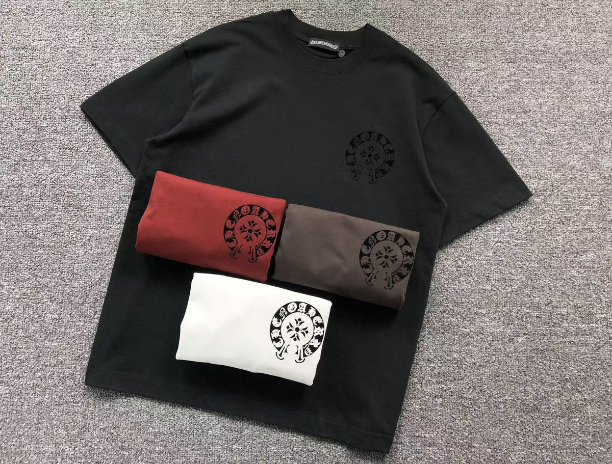Camiseta Chrome Hearts Black Horse Shoes