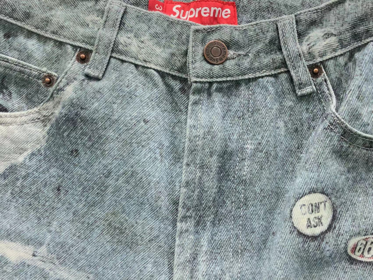 Calça Supreme HJR Trompe L'oeil Loose