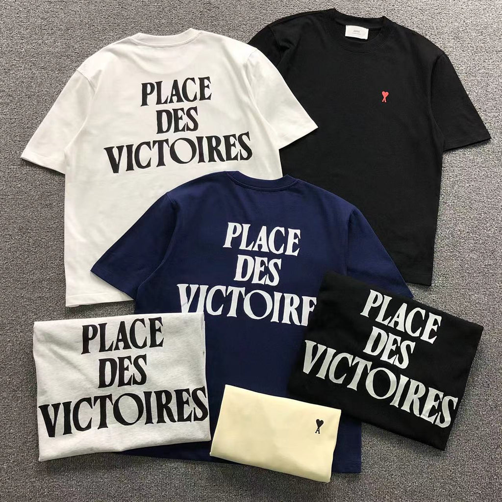 Camiseta Ami Paris Place Des Victoires