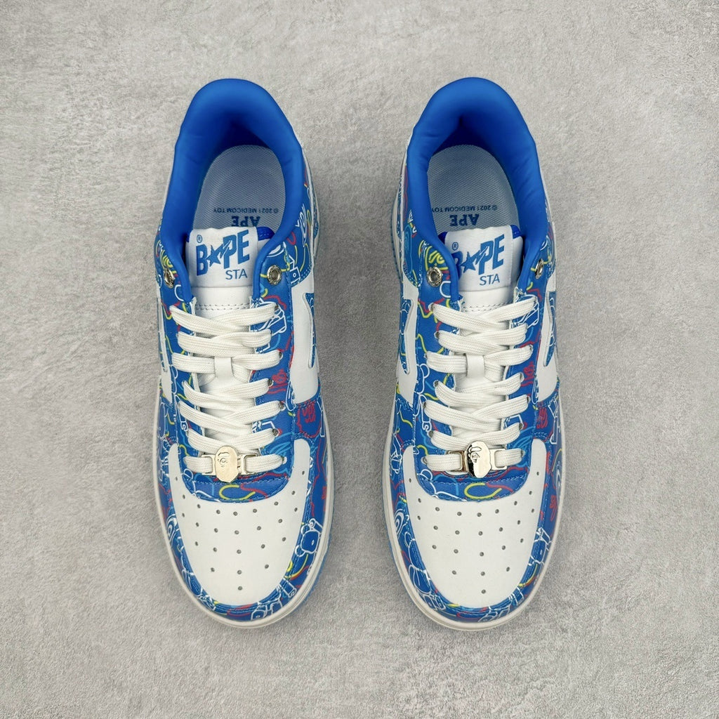 Bape Sta x Medicom Toy Bearbrick "Camo Blue"