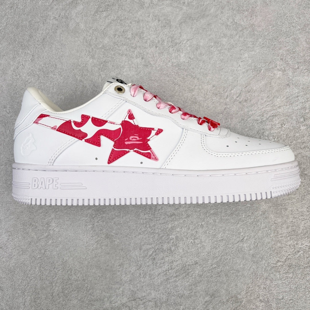 Bape Sta "White ABC Camo Pink"