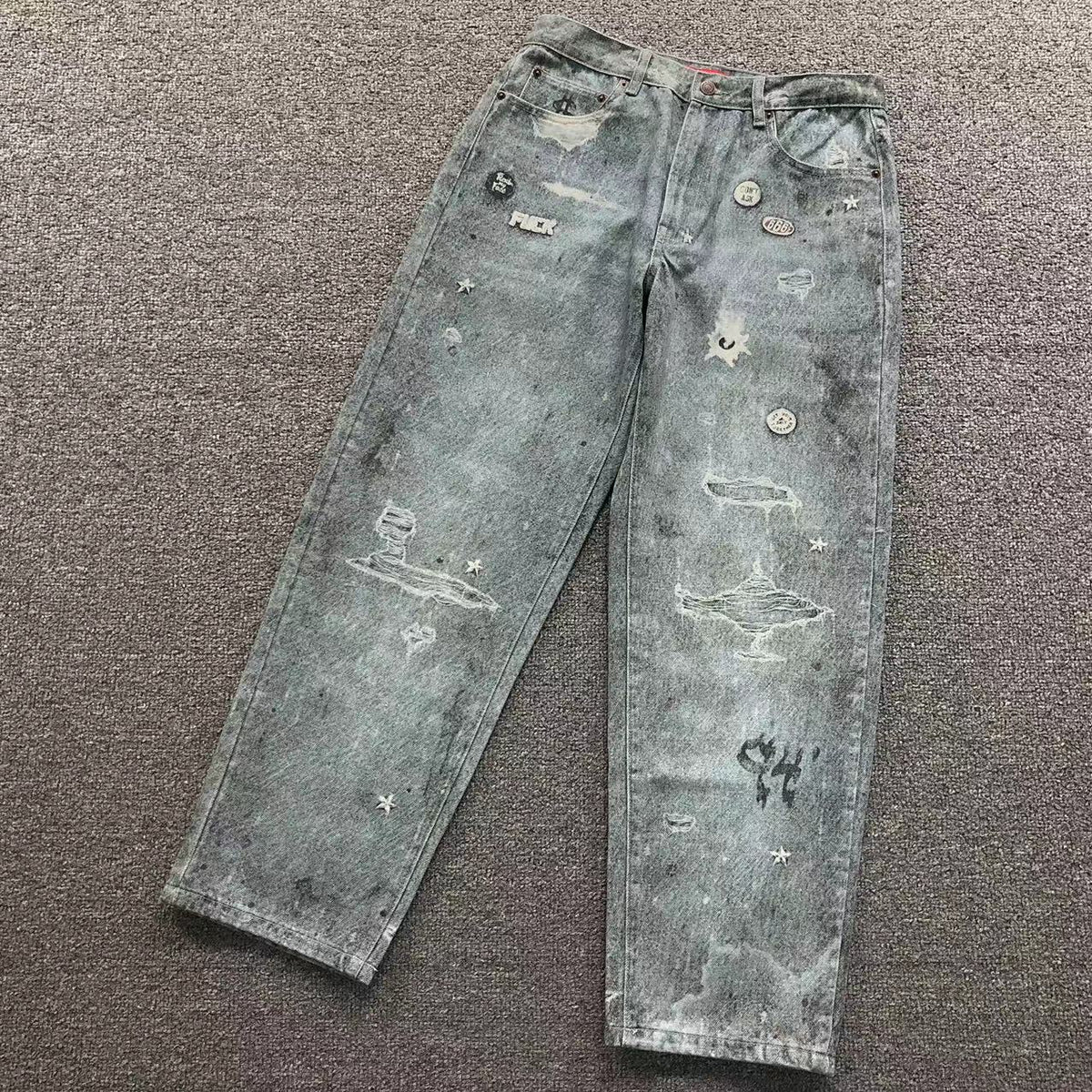 Calça Supreme HJR Trompe L'oeil Loose