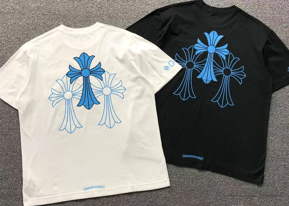 Camiseta Chrome Hearts Triple Cross Logo