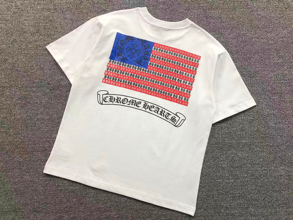 Camiseta Chrome Hearts American Flag