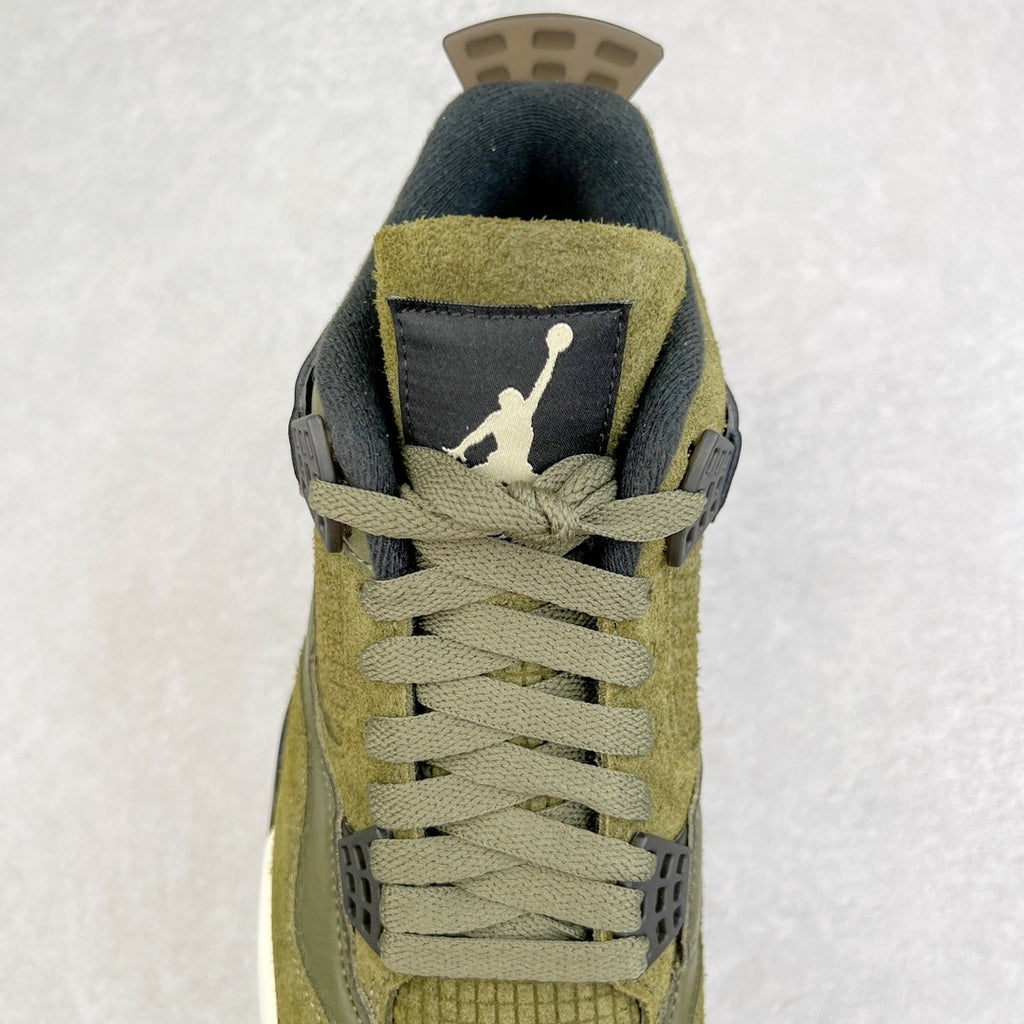 Jordan 4 "Medium Olive"