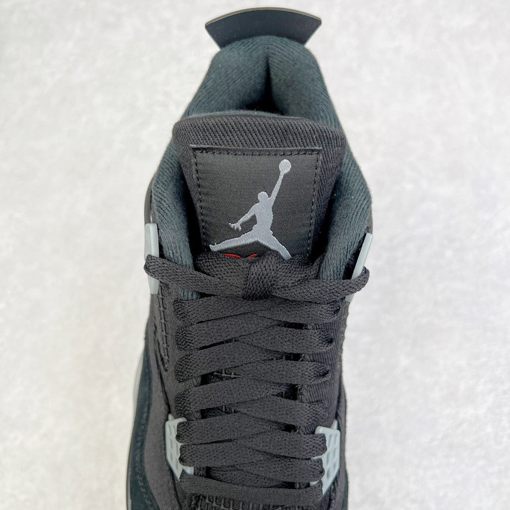 Jordan 4 "Black Canva"