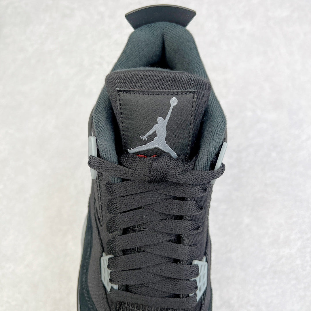 Jordan 4 "Black Canva"