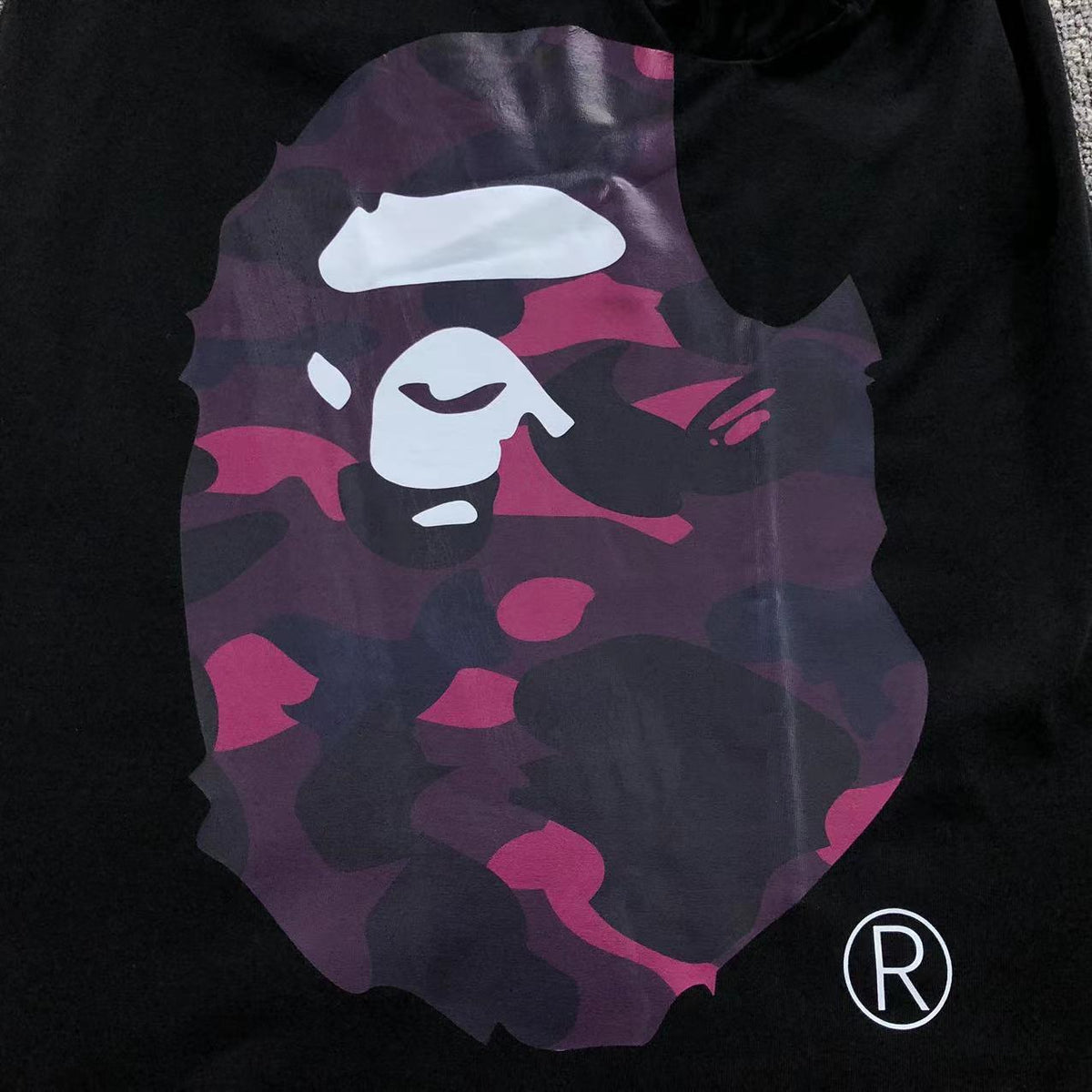 Camiseta BAPE ABC Camo Side Big Ape Head