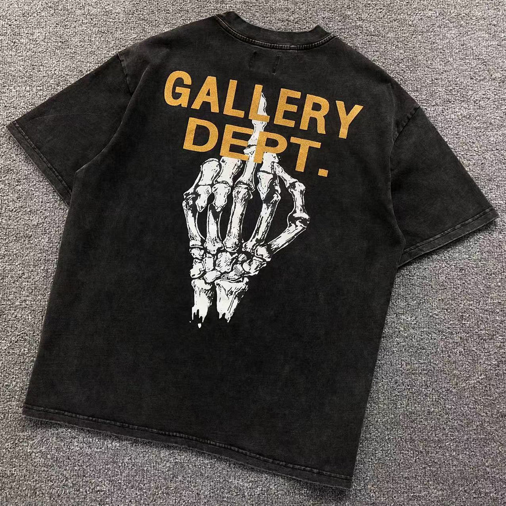 Camiseta GALLERY DEPT Skeleton Middle Finger