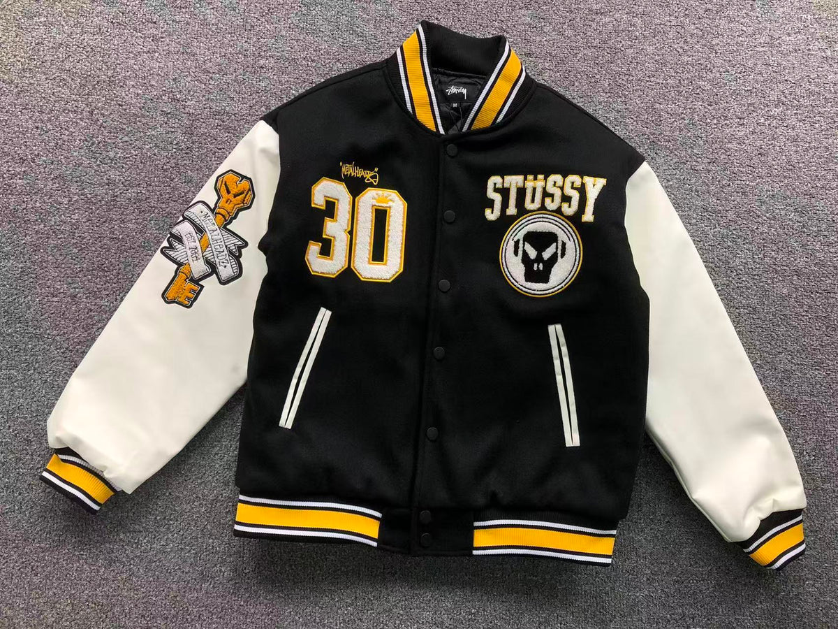Jaqueta Stussy x Goldie Metalheadz 30 Varsity