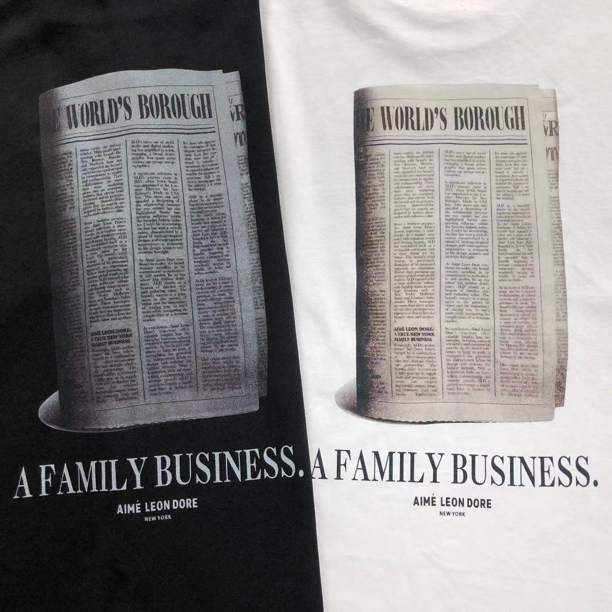 Camiseta Aimé Leon Dore A Family Business