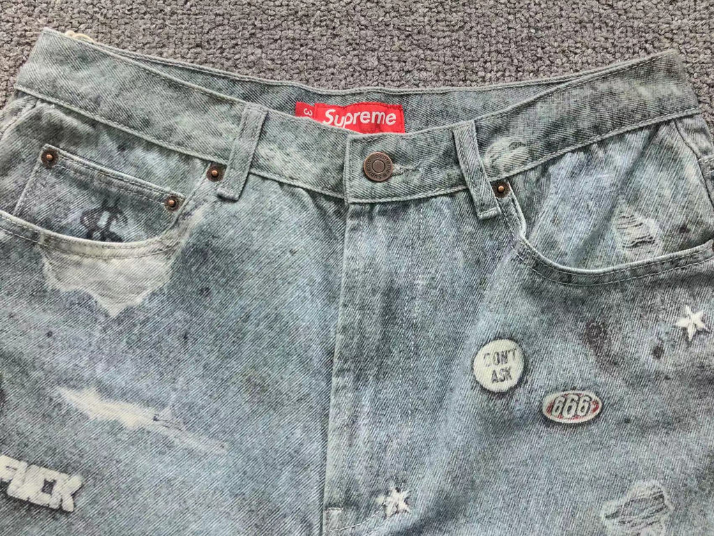 Calça Supreme HJR Trompe L'oeil Loose