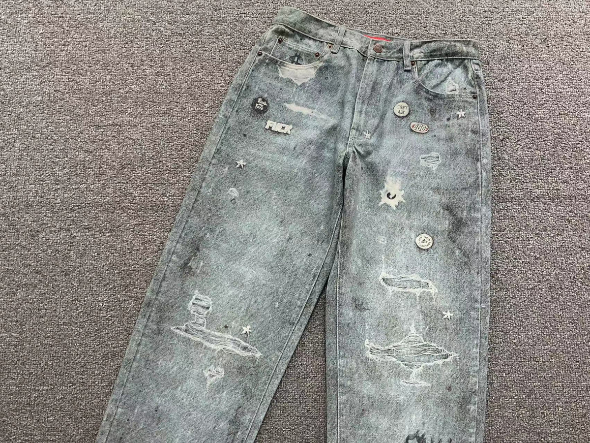Calça Supreme HJR Trompe L'oeil Loose