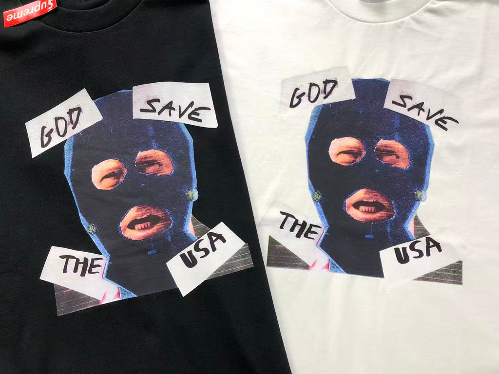 Camiseta Supreme God Save The USA