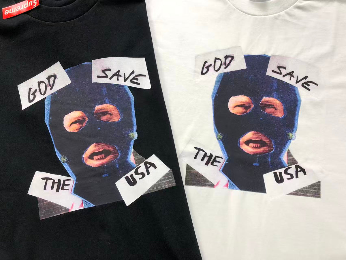 Camiseta Supreme God Save The USA