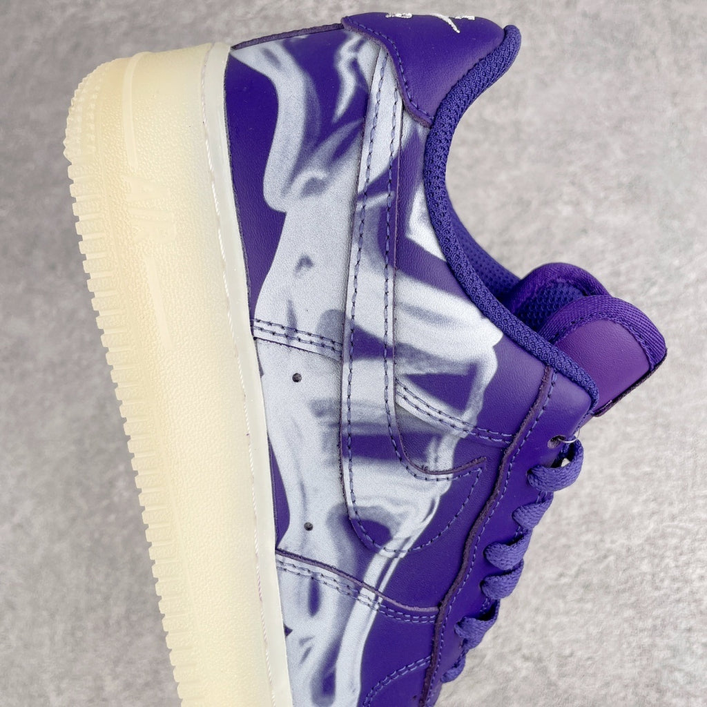 Nike Air Force 1 Low "Purple Skeleton"