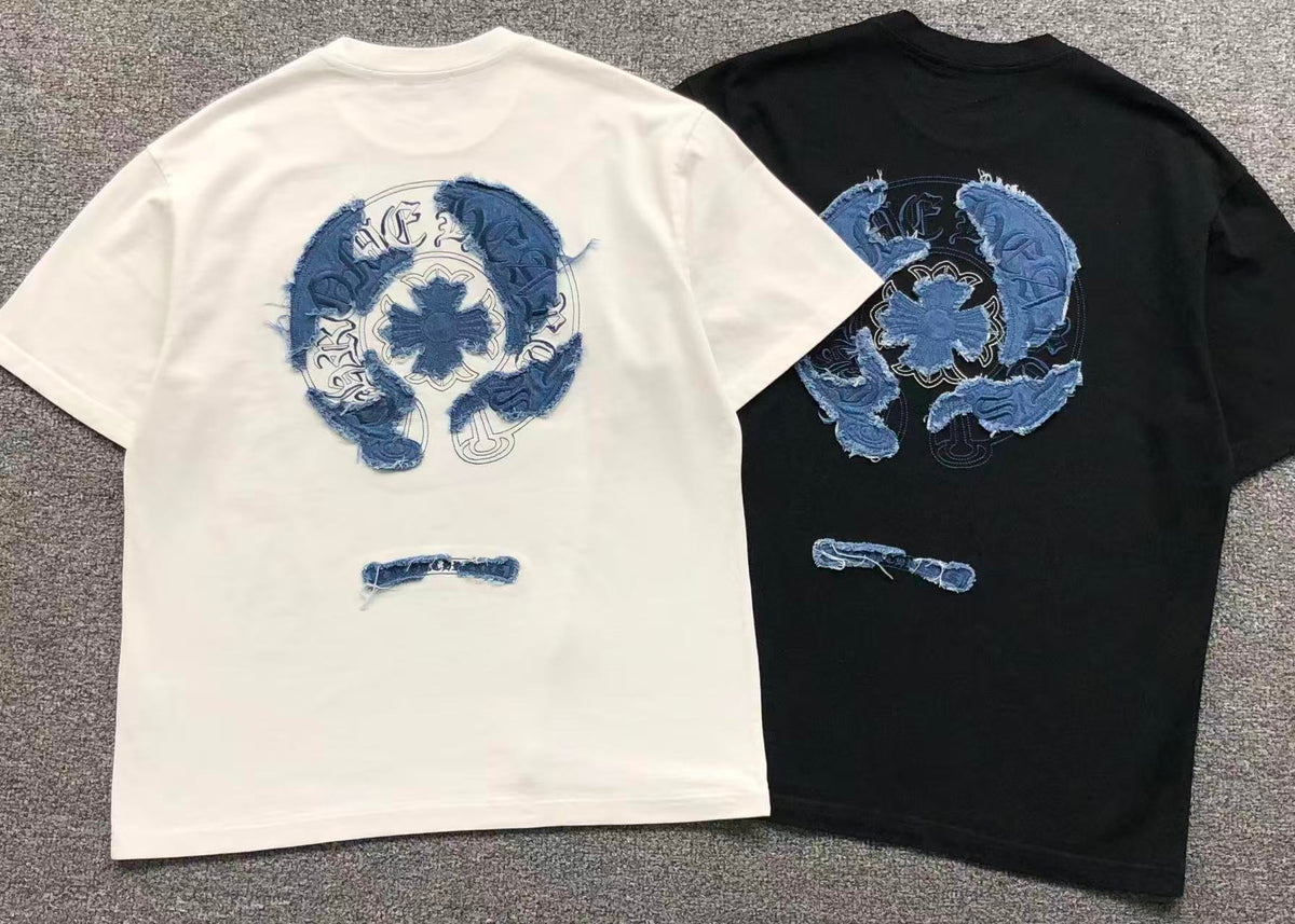 Camiseta Chrome Hearts Horseshoe Denim