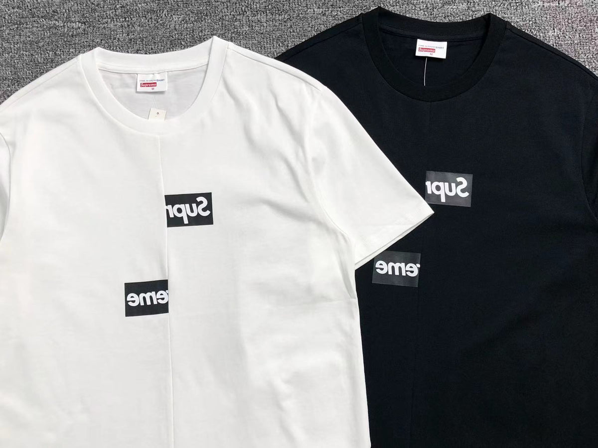 Camiseta Supreme x Comme des Garcons Split Box Logo