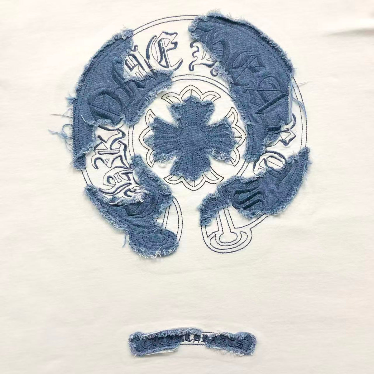 Camiseta Chrome Hearts Horseshoe Denim