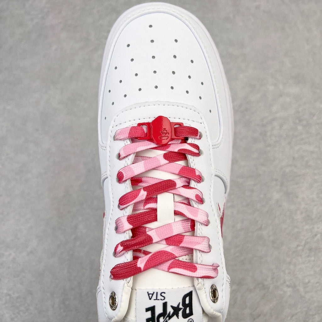 Bape Sta "White ABC Camo Pink"