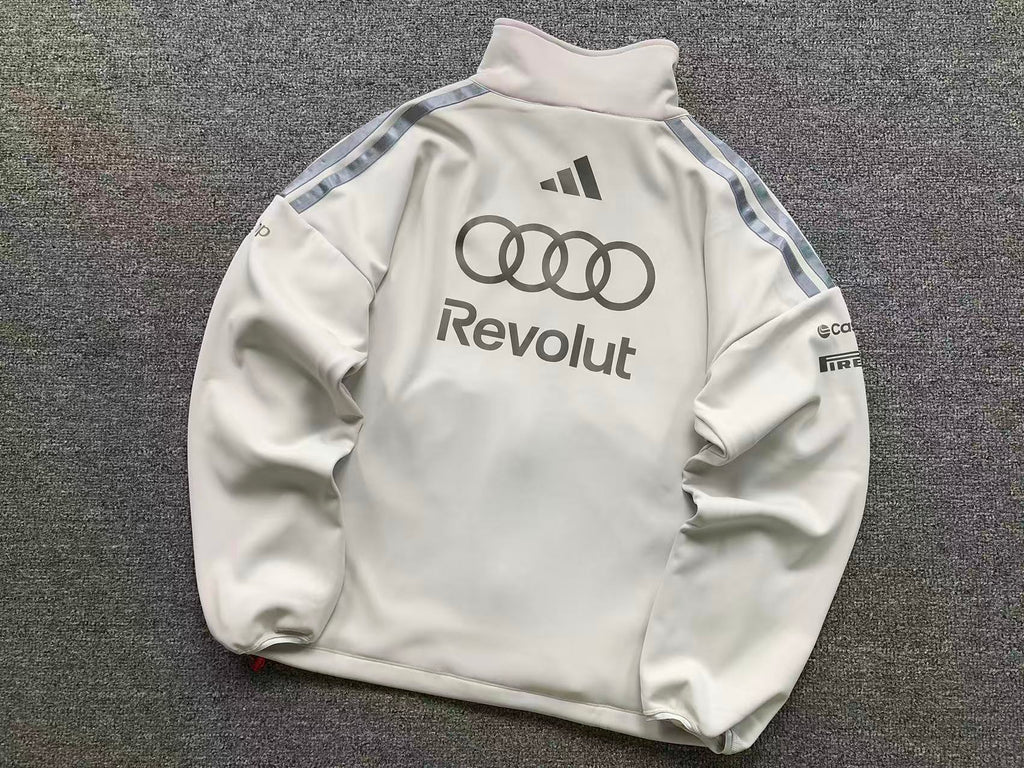 Jaqueta Adidas x Revolut x Audi F1 Chalk Pearl