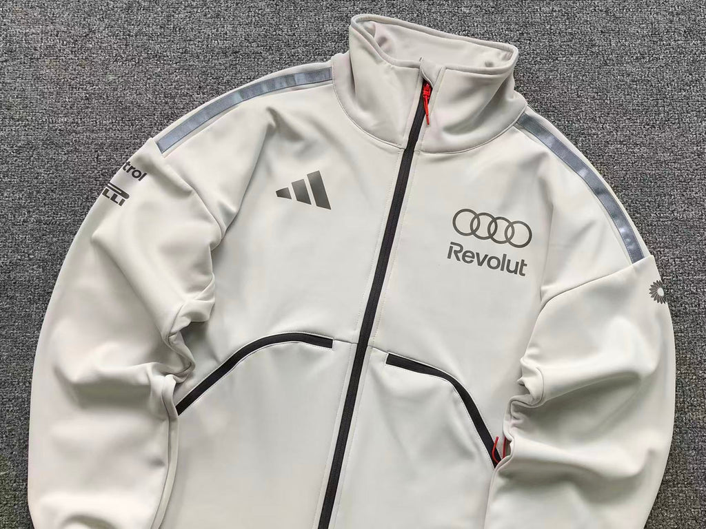 Jaqueta Adidas x Revolut x Audi F1 Chalk Pearl