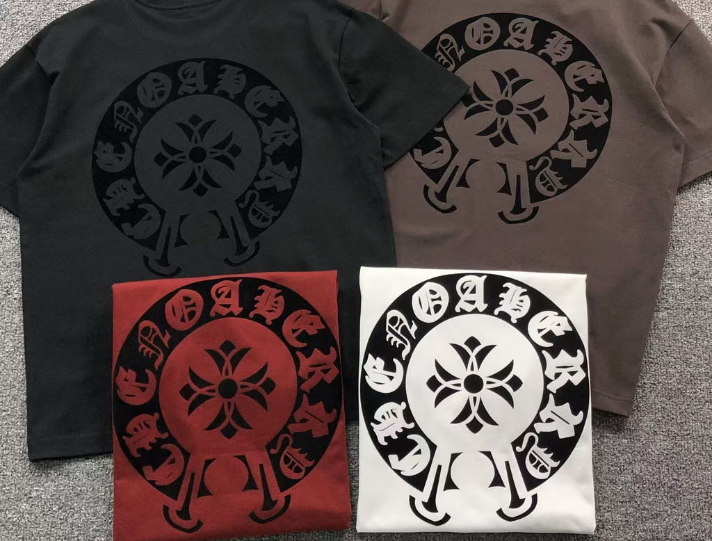 Camiseta Chrome Hearts Black Horse Shoes