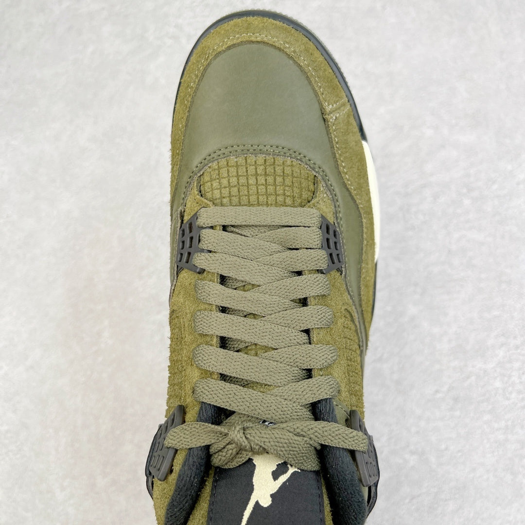 Jordan 4 "Medium Olive"