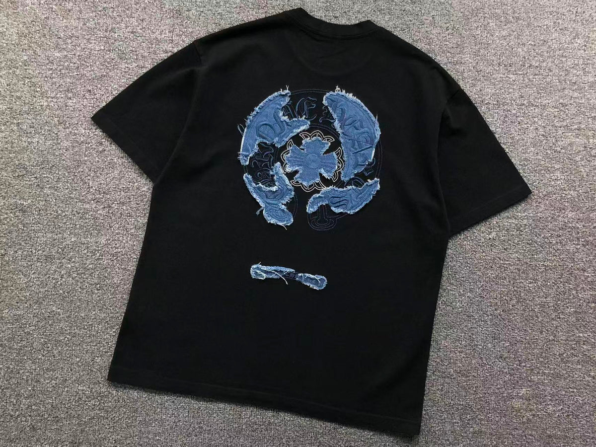Camiseta Chrome Hearts Horseshoe Denim
