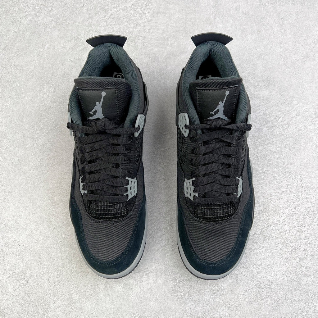 Jordan 4 "Black Canva"