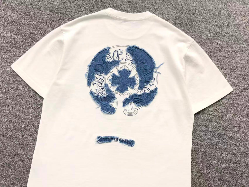 Camiseta Chrome Hearts Horseshoe Denim