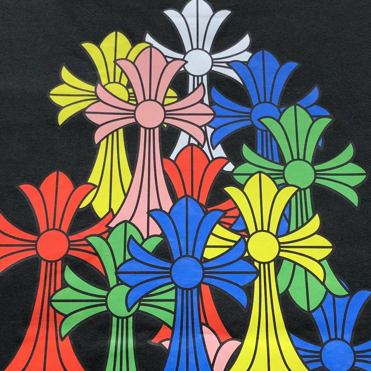 Camiseta Chrome Hearts Colour Cross Cemetery