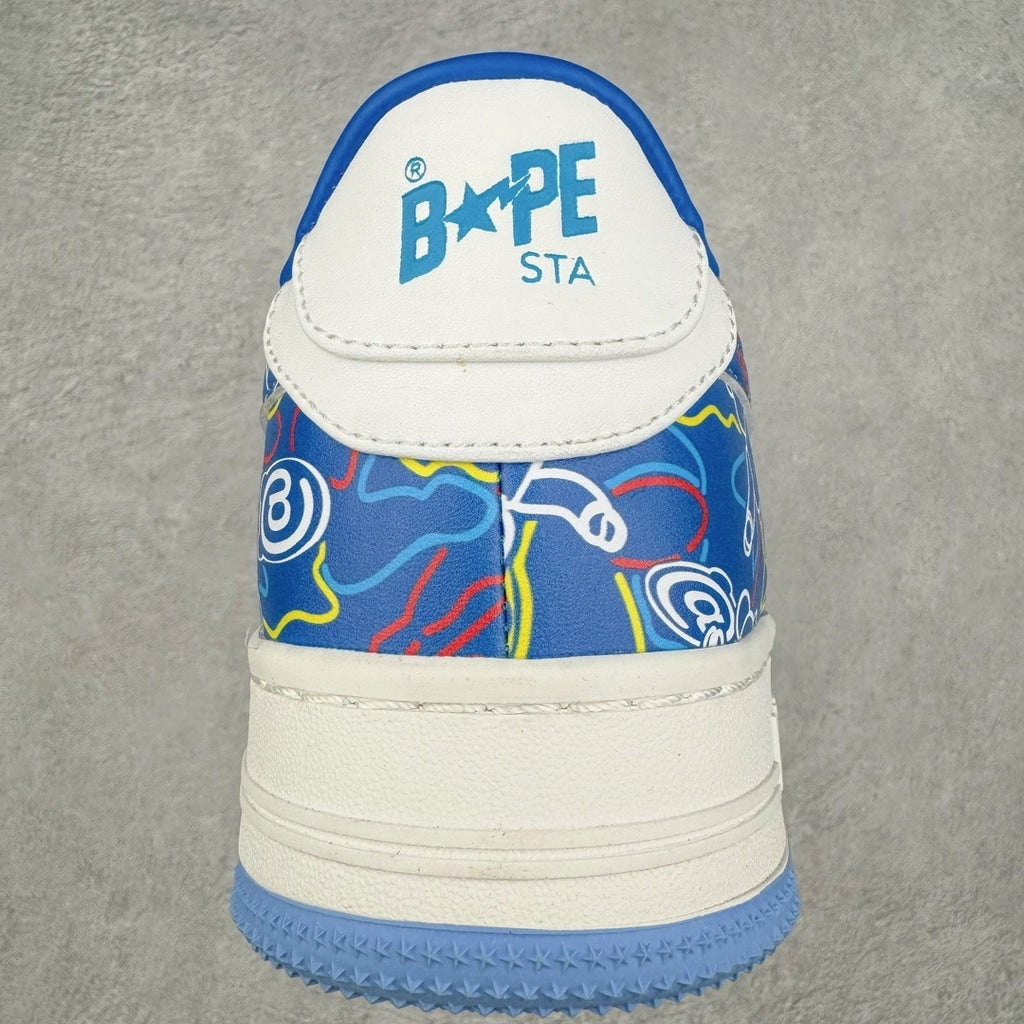 Bape Sta x Medicom Toy Bearbrick "Camo Blue"