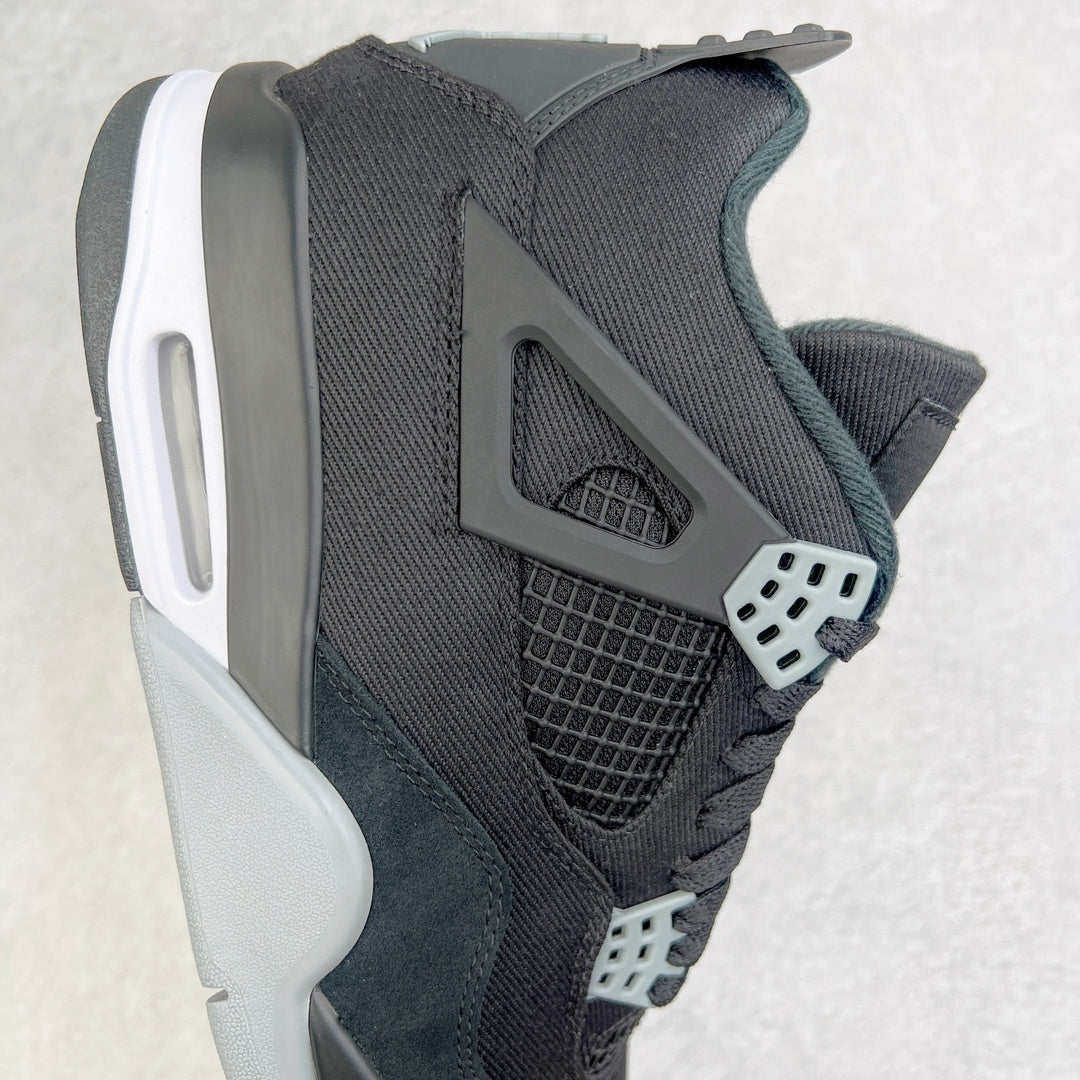 Jordan 4 "Black Canva"